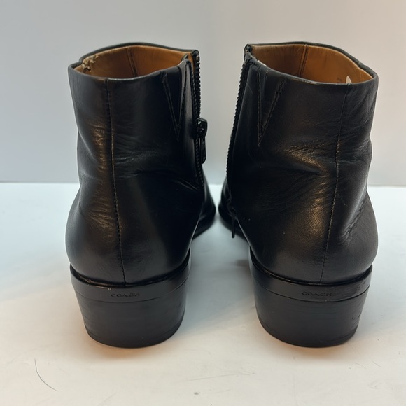 Coach Montana l Black Leather Boots - Picture 4 of 7